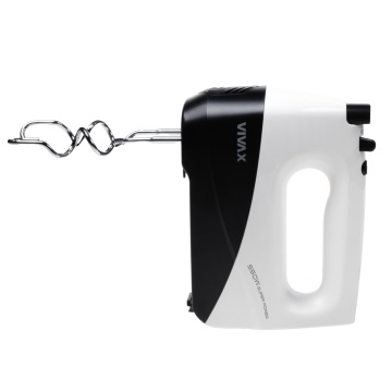 Mixer de mana Vivax HM-550WB, 550 W, 5 viteze, Functie turbo, Alb/Negru - Img 6