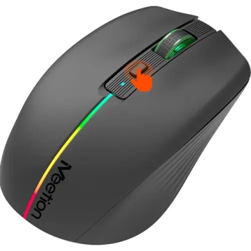 Mouse office wireless Meetion BTM002, Negru - Img 3