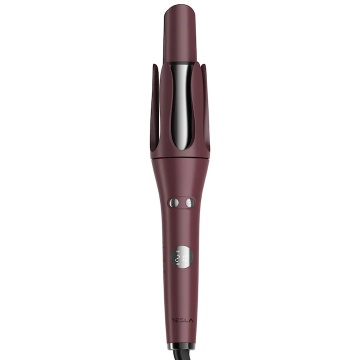 Ondulator de par Tesla ACH500BBDF, 210 grade, Functie Ionica, display LED, Ceramic, Burgundy - Img 3
