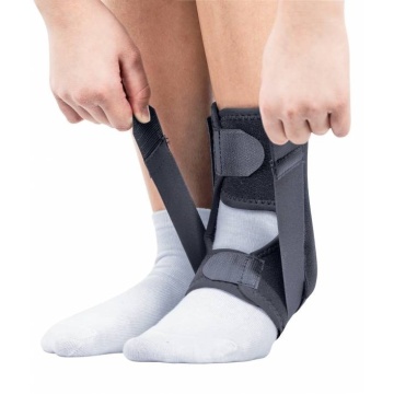 Orteza de glezna mobila cu suport elastic, pentru copii, Triamed Malleofix Plus Junior, SRT331, Universal, Negru - Img 4
