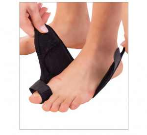 Orteza hallux valgus Triasport Hallufix, SRT301, Marime universala, Negru - Img 2