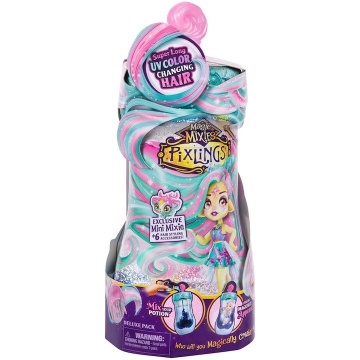 Papusa Pixling Magic Mixies - Galaxy Hair, Deerlee - Img 2