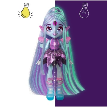 Papusa Pixling Magic Mixies - Galaxy Hair, Flyt - Img 9