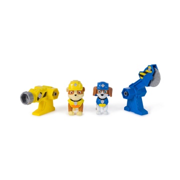 PAW Patrol Rubble & Wheeler, Set 2 Figurine Power Tool Pups, Multicolor, 3 ani+ - Img 7
