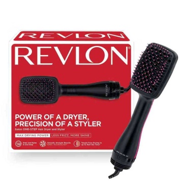 Perie electrica de par REVLON One-Step Hair Dryer & Styler, RVDR52123E3, ionizare, 2 trepte de temperatura