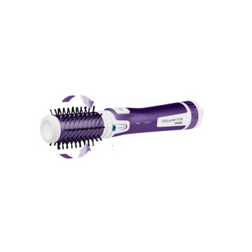 Perie rotativa Rowenta Brush Activ' Volume&Shine 2 CF9530F0, 1000W, 2 trepte de temperatura si viteza, ionizare, 2 perii, invelis ceramic, Mov - Img 2