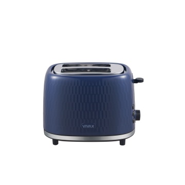 Prajitor de paine Vivax TS-950B Vintage, 950 W, 2 felii, Termostat reglabil, Albastru - Img 3