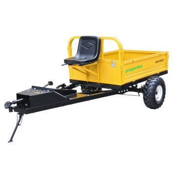 ProGARDEN Alpine RM500T Remorca cu tractiune 500kg, 1 osie, prindere bolt pentru motocultor, roti 19x7-8 - Img 2
