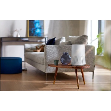 Purificator de aer Philips AC0650/10, CADR 150 mc/h, Filtru NanoProtect HEPA, Mod nocturn, Alb - Img 5
