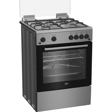 (Resigilat) Aragaz Beko FBGT62110DXO, 4 arzatoare, Gaz, 60 cm, Inox - Img 2
