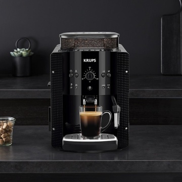 (Resigilat) Espressor automat Krups Espresseria Automatic EA8108, 1450W, 15 bar, rezervor apa 1.6 l, rasnita 3 nivele, negru - Img 10