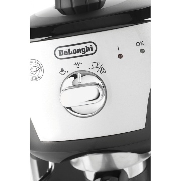 (Resigilat) Espressor manual De'Longhi EC221.B, 15 Bar, 1 l, dispozitiv spumare, sistem cappuccino, oprire automata, negru/ gri - Img 5
