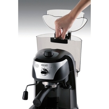 (Resigilat) Espressor manual De'Longhi EC221.B, 15 Bar, 1 l, dispozitiv spumare, sistem cappuccino, oprire automata, negru/ gri - Img 6