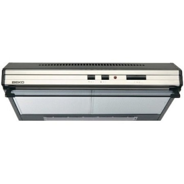 (Resigilat) Hota traditionala Beko CFB6433X, Putere de absorbtie 380 mc/h, 2 Motoare, 3 Trepte putere, Filtru lavabil, 60 cm, Inox