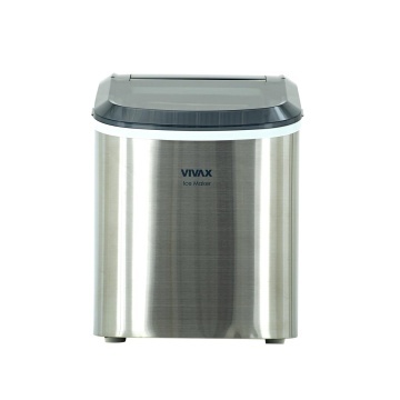 (Resigilat) Masina de gheață Vivax IM-122T, Putere 240 W, Rezervor de apă 2.2 l, Rezervor de gheață 0.7 l, Creaaza cuburi intre 6 - 13 minute, Marimi variabile ale cuburilor de gheață, Argintiu