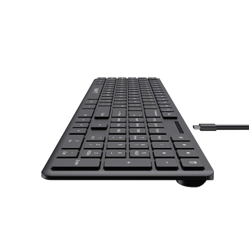 (Resigilat) Tastatura cu Fir HAVIT KB252, USB-C, 300mA, Cablu 1.5m, 5V, 432 x 123 x 21mm, Negru - Img 6