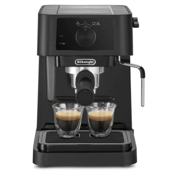 (Resigilate) Espressor manual DE’LONGHI Stilosa EC 230.BK, 1l, 1100W, 15 bari, Negru