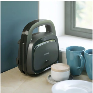 Sandwich-maker Philips HD2330/90 seria 3000, 750 W, Plite neaderente si versatile pentru sandwich-uri, panini si altele, Leduri indicatoare, Sistem de blocare rapida, Comutator pornit/oprit, Negru - Img 11