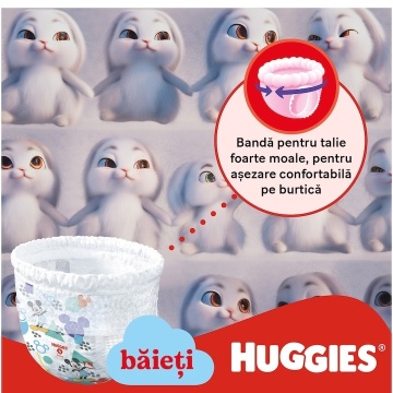 Scutece chilotel Huggies Little Movers 5, Boy, 12-17 kg, 68 buc - Img 5