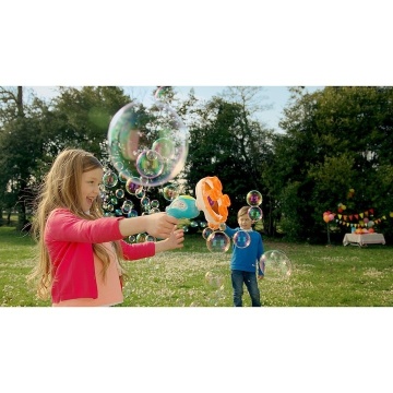 Set baloane de sapun Fru Blu - Blaster 2 in 1, cu solutie baloane 500 ml - Img 4