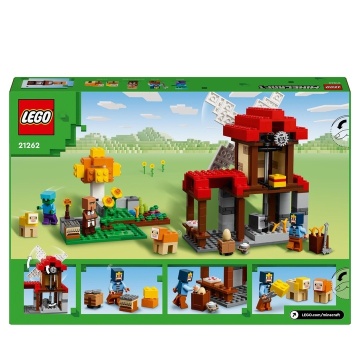 Set de constructie LEGO Minecraft 21262, Farma cu mori de vant, 462 piese, 8+ ani - Img 5