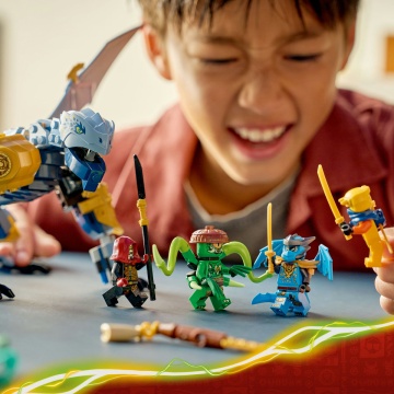 Set de construcție LEGO Ninjago 71855 Batalia dragonului ninja Riyu - Img 7