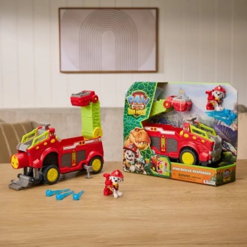 Set de joaca cu figurina, Paw Patrol, Dino Rescue Responder, Marshall - Img 2