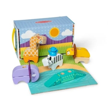 Set de joacă Melissa & Doug Spin Master - Blockables™ Safari 2 Ani+ - Img 3