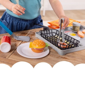 Set de joacă Melissa & Doug Spin Master - Flip and Fry Grill 27 piese 3 ani+ - Img 7