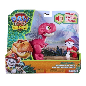 Set dinozaur cu figurina, Paw Patrol, Roaring Pup Pals, Marshall - Img 9
