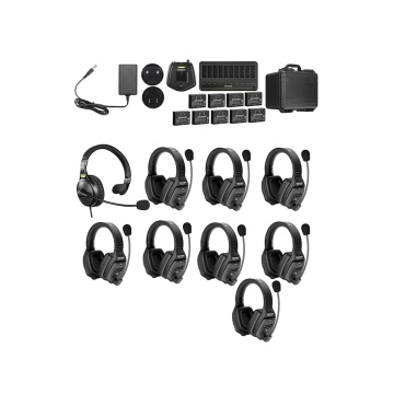 Solutie intercom stereo comp Saramonic WiTalk WT9D9xbat, 9 pers, Full-Duplex 1.9GHz, dual-ear