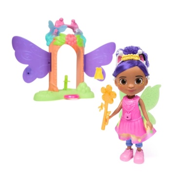 Spin Master - Set de joaca Gabbys Dollhouse Fairylandia cu figurina, aripi detasabile, accesorii interschimbabile - Img 8
