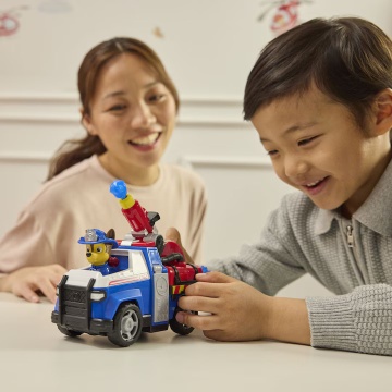 Spin Master - Set figurina si vehicul Paw Patrol - Fire Rescue, Chase - Img 9