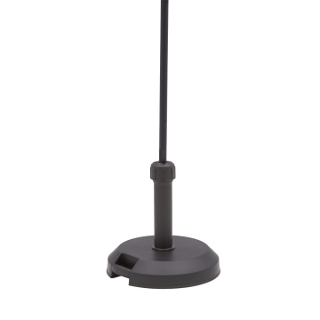Suport umbrela terasa, beton, 18 kg, Ø 38.50 cm, H 8 cm, negru - Img 4