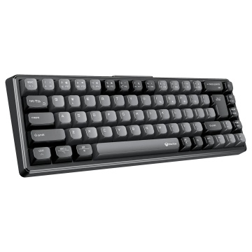Tastatura mecanica de gaming reincarcabila Meetion MK12, 320 x 116.5 x 40 mm, 2.4 G, 2000 mAh, Iluminare RGB, Negru - Img 2