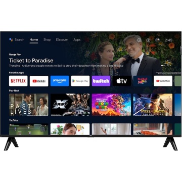 Televizor Smart QLED TCL 40V5C, 100 cm, Full HD, Android TV, Dolby Audio, Negru, Clasa F - Img 12