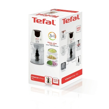 Tocator Tefal Moulinette MB450B38, 500W, 4 lame, 0.5L, accesoriu pentru sosuri, Alb - Img 2