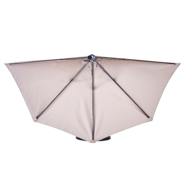 Umbrela terasa, aluminiu/poliester, 268 x 135 cm, H 235 cm, bej - Img 5