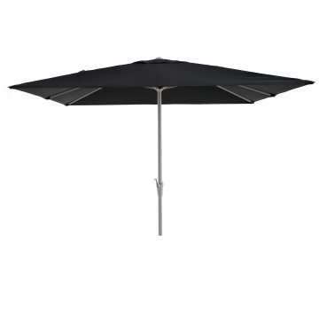 Umbrela terasa, aluminiu/poliester, 285 x 285 cm, H 271 cm, gri antracit