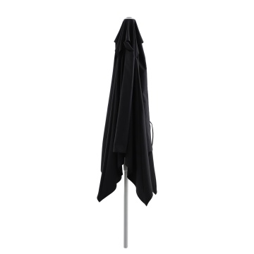 Umbrela terasa, aluminiu/poliester, 285 x 285 cm, H 271 cm, gri antracit - Img 2