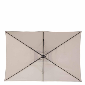 Umbrela terasa, otel/poliester, 300 x 194 cm, H 255 cm, taupe - Img 3