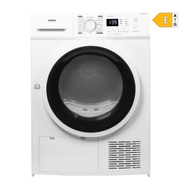 Uscator de rufe VIVAX CDR-0816SHP, Pompa de caldura, 8 kg, Clasa A++, Display LED, Start intarziat, Anti-sifonare, Uscare ajustabila, 16 programe, Alb - Img 11