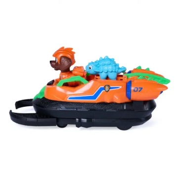 Vehicul de salvare cu figurina, Paw Patrol, Dino Rescue Hovercraft, Zuma - Img 5