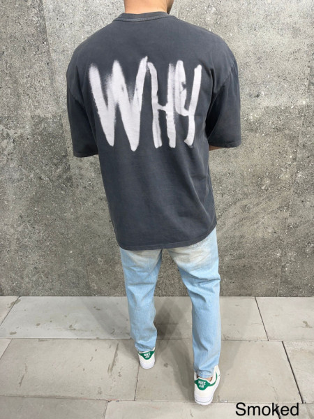 TRICOU OVERSIZE WHY-NFT SMOKED TSAS388(AJ6294)