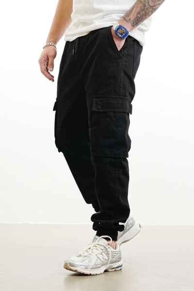 BLUGI JOGGER FIT BLACK BGAS1144(9000-4/DPNT)