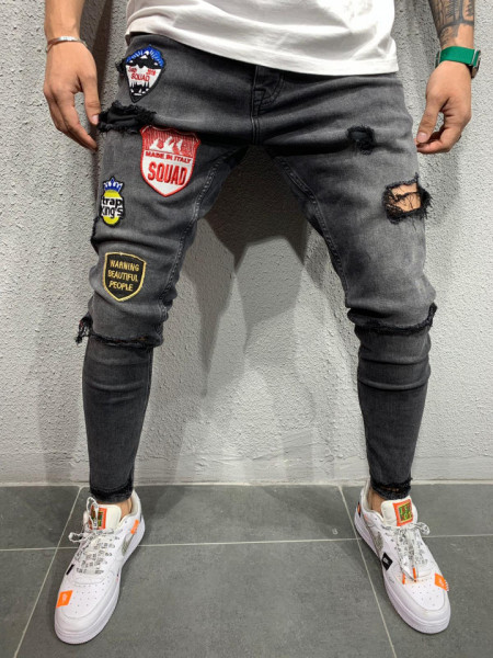 BLUGI SLIM ROCKSTAR DARKGREY BGAS337(4637)