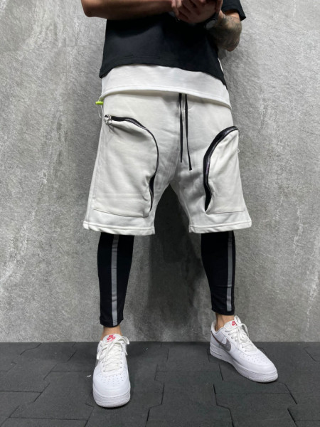 REFLEX FITNESS PANTS WHITE BGAS619(5274)