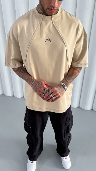 TRICOU OVERSIZE MCH BEIGE TSMH12(M25-60)