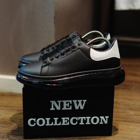 ADIDASI ALEXANDER GLOSSY BLACK-WHITE ABMQ20(095-5)