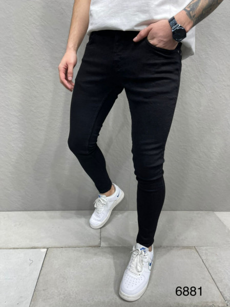 BLUGI SKINNY CLASIC BLACK BGAS791(6881)